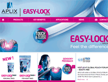 Tablet Screenshot of easylock-aplix.com